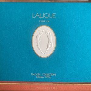 LALIQUE FLACON COLLECTION Limited Ed. 1999 PARFUM 1.7oz/50ml RARE & best price.